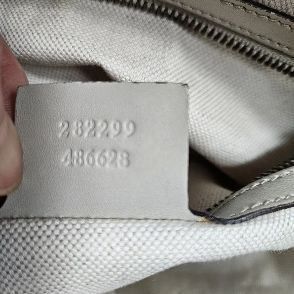 Auth Gucci GG Monogram Scarlett Studs Convertible Satchel handbag - Picture 11 of 12